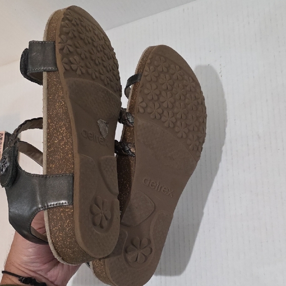 Aetrex Jillian Women's Braided Strap Sandals - Black Size 9.5 - Picture 8 of 8